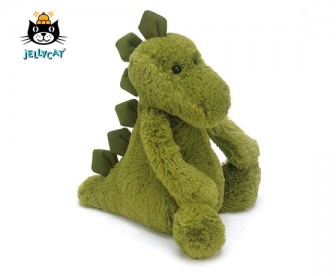 Jellycat 经典害羞系列 绿色恐龙超柔软毛绒玩具(中号:31厘米) Jellycat 经典害羞系列 绿色恐龙超柔软毛绒玩具(中号:31厘米)